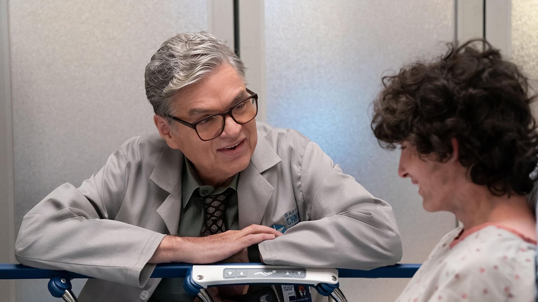 Oliver Platt and Cassius Hatosy, Chicago Med