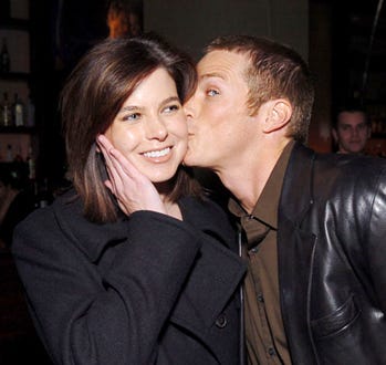 Jules Asner and Jason Lewis - "Stuck On You" premiere after party, Dec. 2003