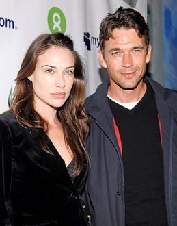 Claire Forlani and Dougray Scott - MySpace Rock for Darfur Party, Oct. 2006