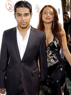 Lindsay Lohan and Wilmer Valderrama - The 2004 Latin Grammy Awards, September 1, 2004