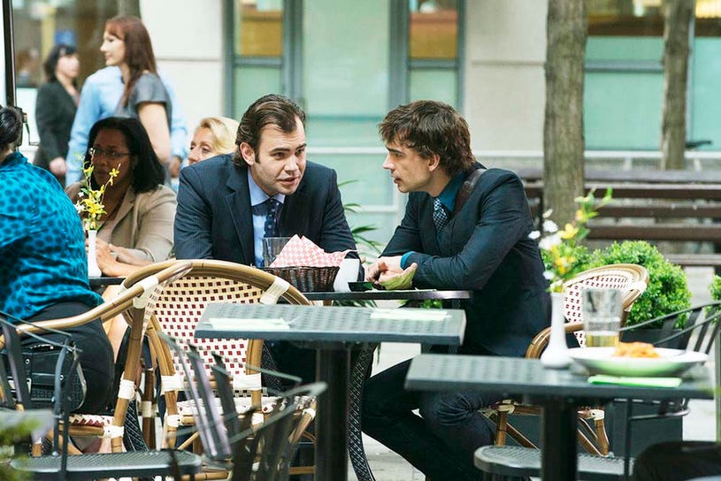Covert Affairs - Season 5 - "Trigger Happy" - Rossif Sutherland and Christopher Gorham
