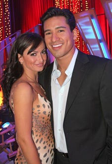 Karina Smirnoff and Mario Lopez - "Dancing With The Stars" Shine for the Academy, May 10, 2007