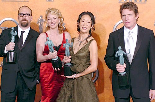 Paul Giamatti, Virginia Madsen, Sandra Oh and Thomas Haden Church - The 11th Annual Screen Actors Guild Awards in Los Angeles, February 5, 2005