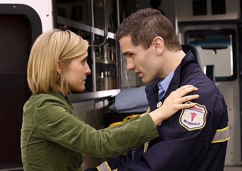 Smallville - Season 8 - "Abyss" - Allison Mack as Chloe Sullivan and Sam Witwer as Davis Bloom