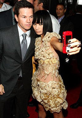 Mark Wahlberg and Bai Ling  - The Max Payne" premiere, October 13, 2008