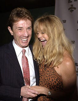 Martin Short and Goldie Hawn - Opening Night of "The Producers "- 2003