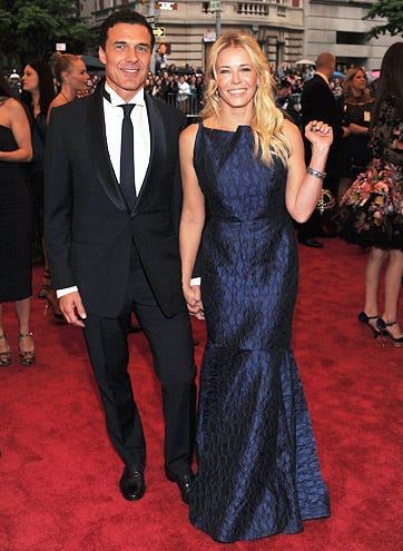Andre Balaza and Chelsea Handler - The "Schiaparelli And Prada: Impossible Conversations" Costume Institute Gala at the Metropolitan Museum of Art in New York City, May 7, 2012