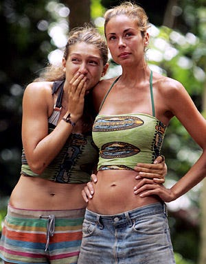 Survivor: Micronesia - Natalie Bolton and Alexis Jones, during the twelfth episode