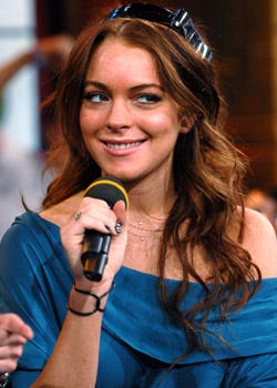 Lindsay Lohan - MTV's "TRL" in New York City, May 8, 2006