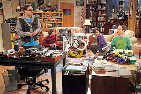 The Big Bang Theory - Season 2 -  "The Classified Materials Turbulance" - Johnny Galecki, Simon Helberg, Kunal Nayyar and Jim Parsons