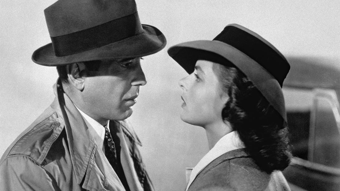 Humphrey Bogart and Ingrid Bergman, Casablanca