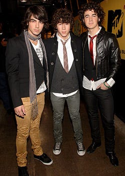 The Jonas Brothers - MTV's "TRL" at MTV Studios in New York City, November 13, 2007