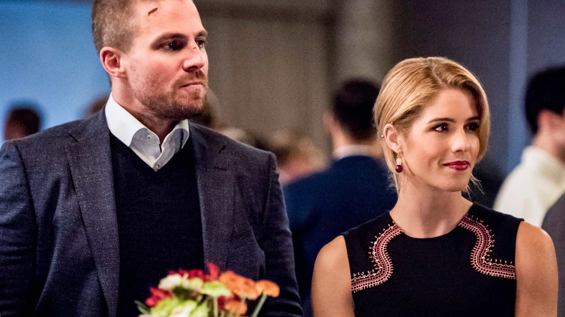 Stephen Amell and Emily Bett Rickards, Arrow