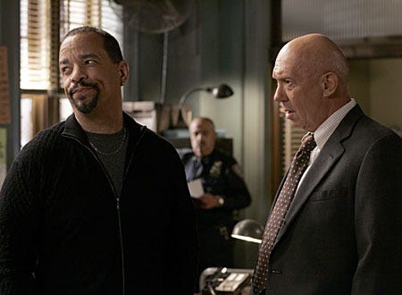 Law & Order: SVU - Season 10 Premiere, "Trials" - Ice-T as Det. Odafin 'Fin' Tutuola, Dann Florek as Capt. Donald Cragen