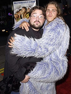Kevin Smith and Jason Mewes - "Jay & Silent Bob Strike Back" Los Angeles Premiere - Aug. 2001