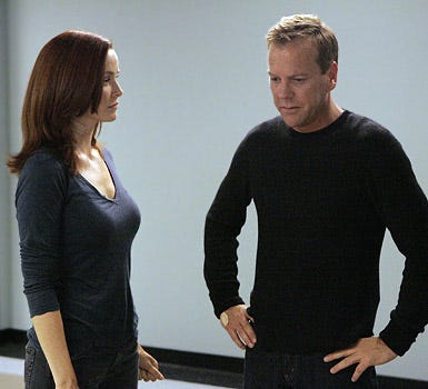 24 - Season 7 - "1:00 AM - 2:00 AM - Annie Wersching as Renee and Kiefer Sutherland as Jack