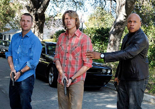 NCIS: Los Angeles - "The Job" - Chris O'Donnell as Special Agent G. Callen, Eric Christian Olsen as LAPD Liaison Marty Deeks, LL COOL J as Sam Hanna