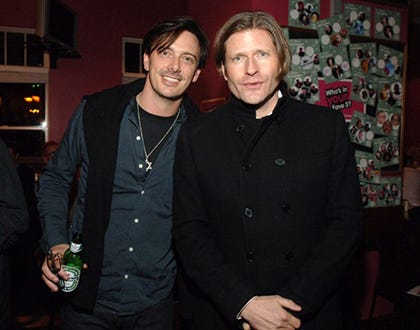 Donovan Leitch and Crispin Glover - Cafe Nights at Village at the Lift, Jan. 2007