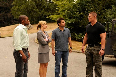 Psych - Season 4 - "You Can't Handle This Episode" - Dule Hill, Maggie Lawson, James Roday and John Cena