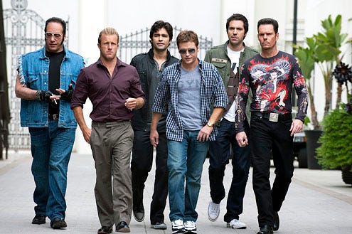 Entourage - Season 8 - "Out with a Bang" - Andrew Dice Clay, Scott Caan, Adrian Grenier, Kevin Connolly, Rhys Coiro and Kevin Dillon