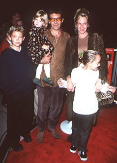 Antonio Banderas, Melanie Griffith and family - Lion King II "Simba's Pride" Los Angeles Premiere - Oct. 1998