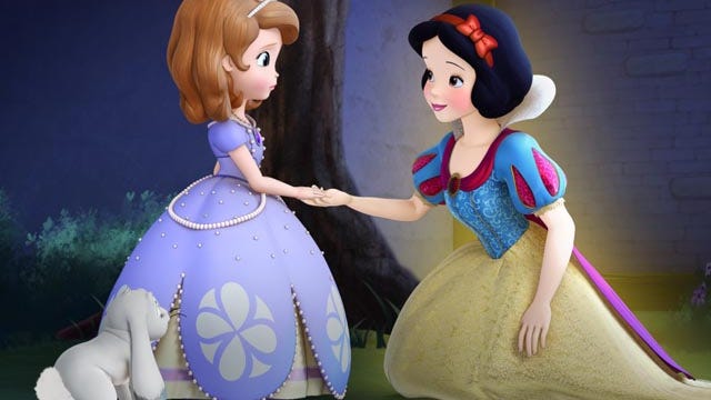 Exclusive Video: Snow White Visits Sofia the First - TV Guide