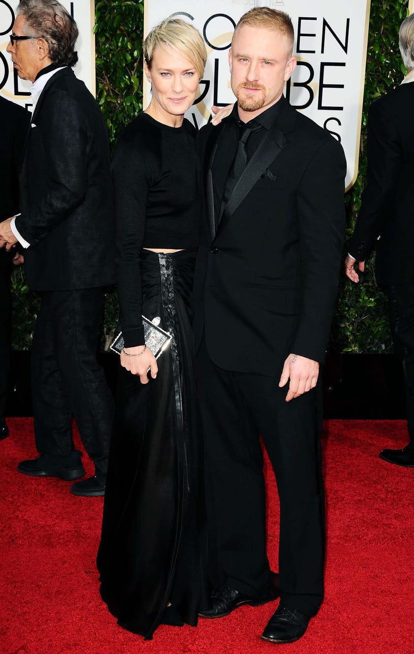 Robin Wright and Ben Foster - 72nd Golden Globe Awards in Beverly Hills, California, January 11, 2015