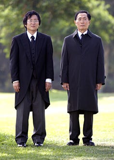 Heroes - Season 2 - "Cautionary Tales"  - Masi Oka as "Hiro Nakamura", George Takei as "Kaito Nakamura"