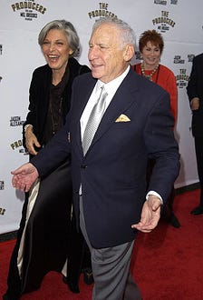 Anne Bancroft & Mel Brooks - Opening Night of "The Producers" - Hollywood, California  - 2003