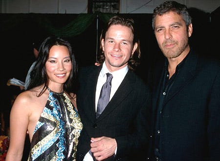 Lucy Liu, Mark Wahlberg and George Clooney - The 9th Annual MTV Movie Awards, June 3, 2000