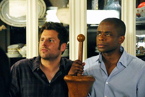 Psych - Season 7 - "100 Clues" - James Roday and Dule Hill