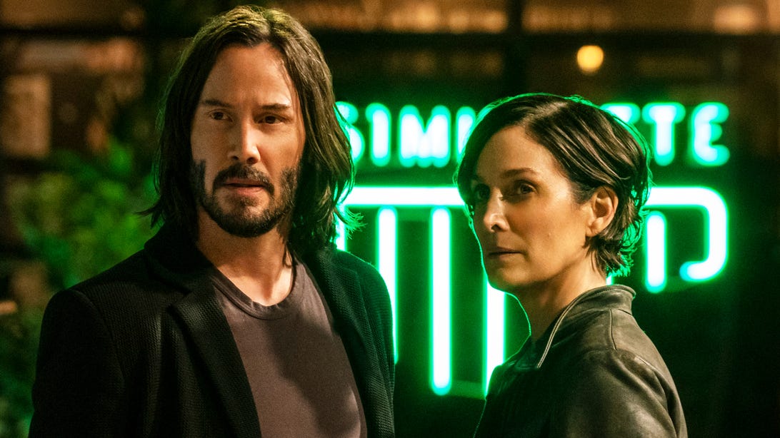Keanu Reeves and Carrie-Anne Moss, The Matrix Resurrections