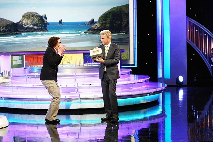 Wheel of Fortune - Sarah Manchester winning $1 million with host Pat Sajak