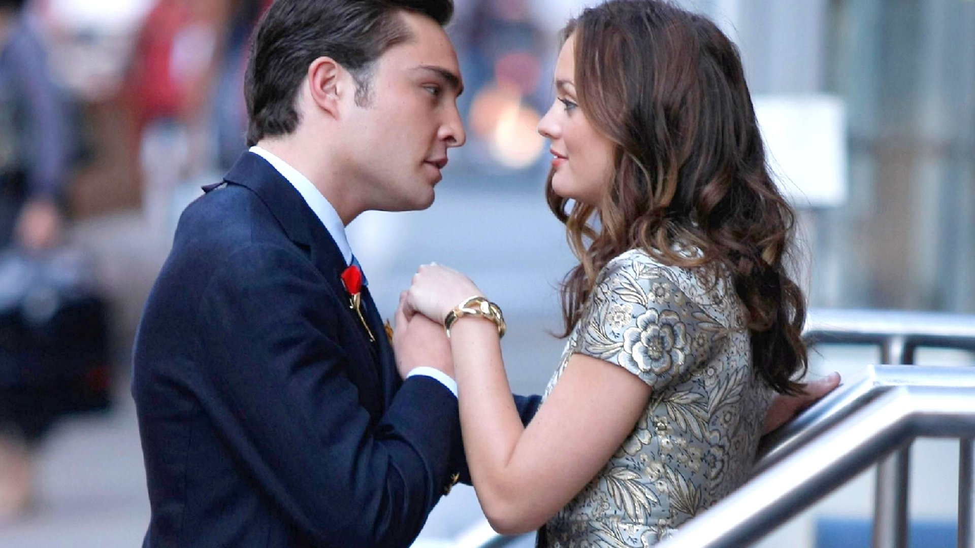 Leighton Meester and Ed Westwick, Gossip Girl