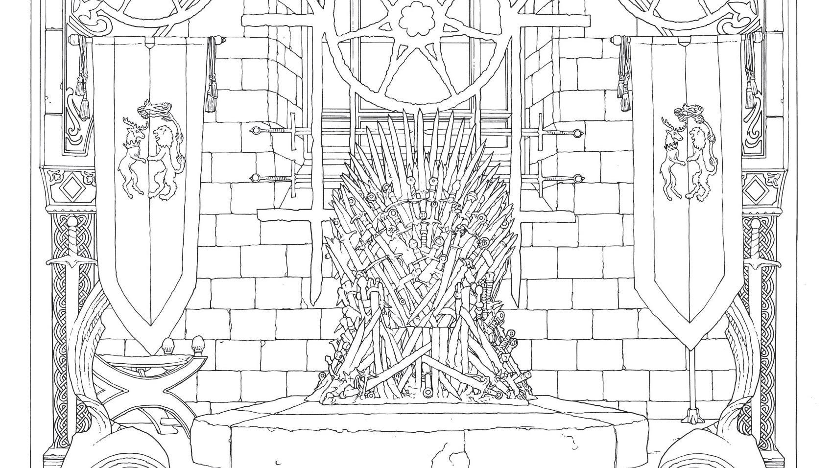 ​HBO's Game of Thrones Coloring Book: The Iron Throne