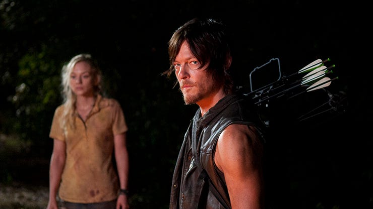 ​Beth Greene and Norman Reedus, The Walking Dead