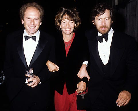 Art Garfunkel, Penny Marshall, Steven Spielberg -  The Dorchester Hotel - London - June 14, 1980