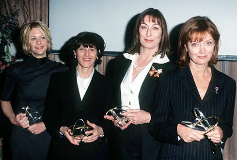 Meg Ryan, Amy Pascal, Anjelica Huston and Susan Sarandon - Premiere Magazine 5th Annual Women in Hollywood Awards, January 12, 1999