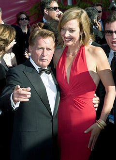 Martin Sheen and Allison Janney - The 54th Annual Primetime Emmy Awards