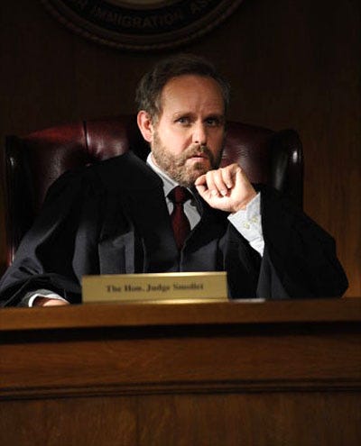 Fairly Legal - Season 1 - "Coming Home" - Peter MacNicol as Judge Smollet