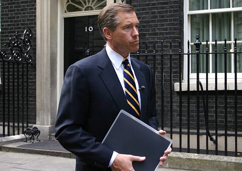Dateline NBC - Brian Williams at 10 Downing Street to interview Prime Minister Tony Blair