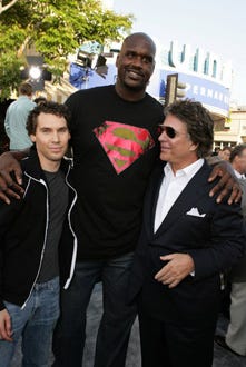 Bryan Singer, Shaquille O'Neal and Jon Peters - Premiere of "Superman Returns" - Westwood, CA - June 21, 2006