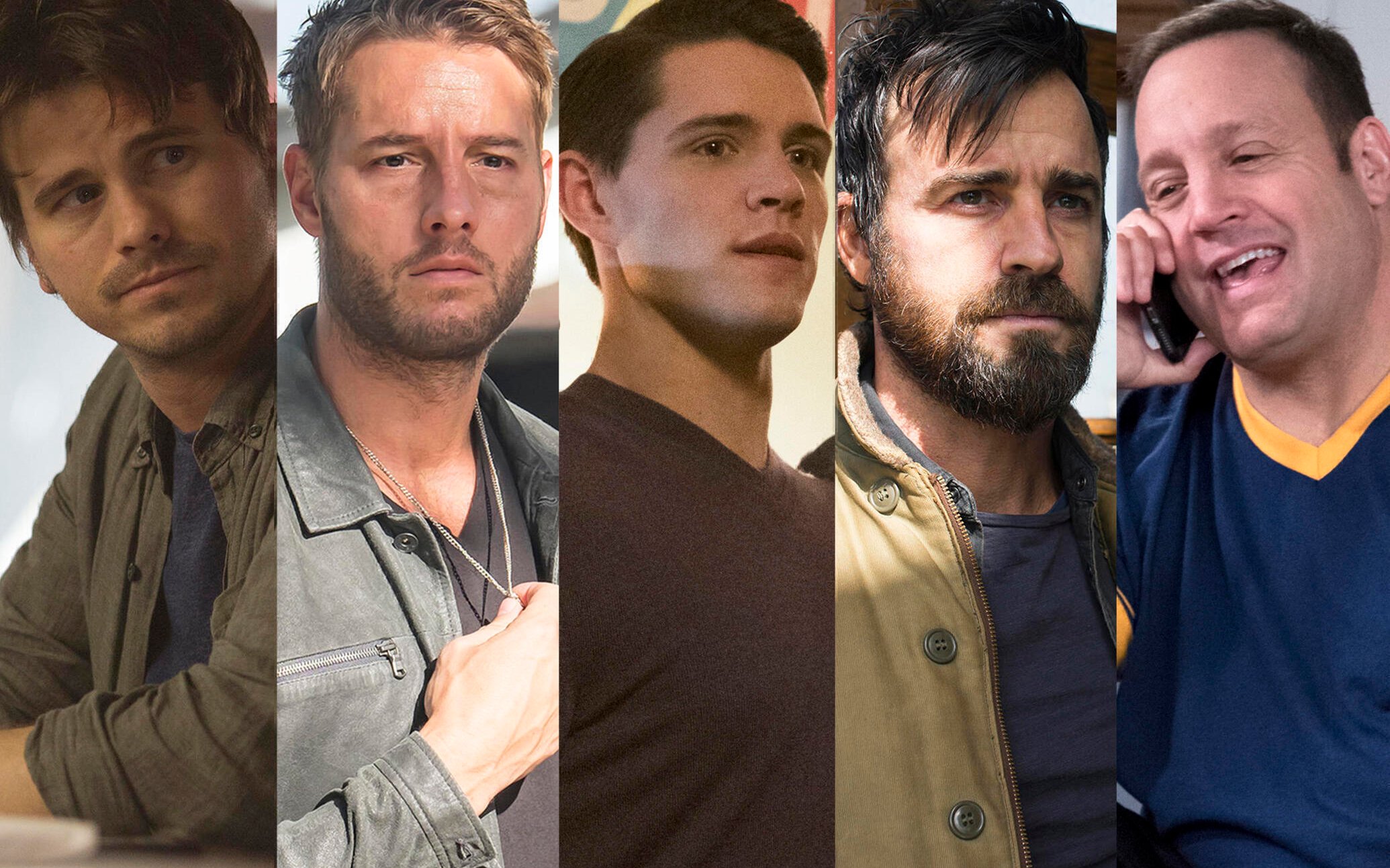 Kevin James, Kevin Can Wait; Justin Hartley, This Is Us; Casey Cott, Riverdale; Justin Theroux, The Leftovers; Jason Ritter, Kevin (Probably) Saves the World