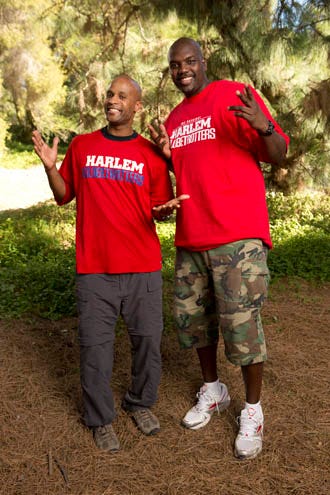 The Amazing Race: All-Stars - Harlem Globtrotters Herb "Flight Time" Lang (left) and Nate "Big Easy" Lofton (right)