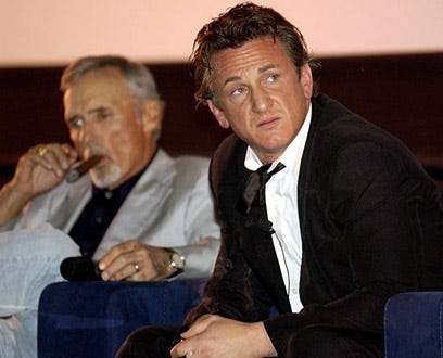 Dennis Hopper and Sean Penn - The 2004 CineVegas Film Festival "The Indian Runner" Q&A in Las Vegas, June 18, 2004
