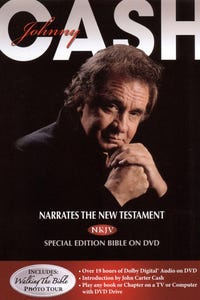 Johnny Cash Narrates The New Testament - NKJV Special Edition Bible on DVD