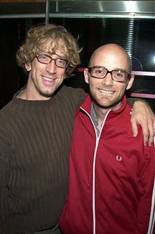 Andy Dick and Moby - Def Jam Party, Sept. 2001