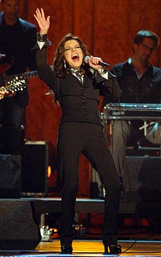 Martina McBride - on stage at the Country Music Awards, Nov. 7, 2007
