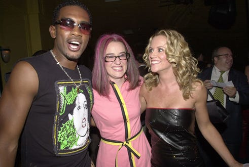 Bill Bellamy, Kennedy, and Jenny McCarthy - MTV "Live and Almost Legal," August 1, 2001