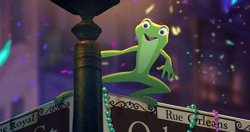 The Princess and the Frog - Frog Tiana (voiced by Anika Noni Rose)